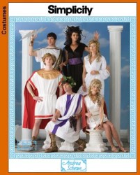 3647 Simplicity UNSEX HIM HER  GREEK TOGA, TUNIC, DRESS, CAPE,DRAPE,BELT PATTERN XS-XL UNCUT